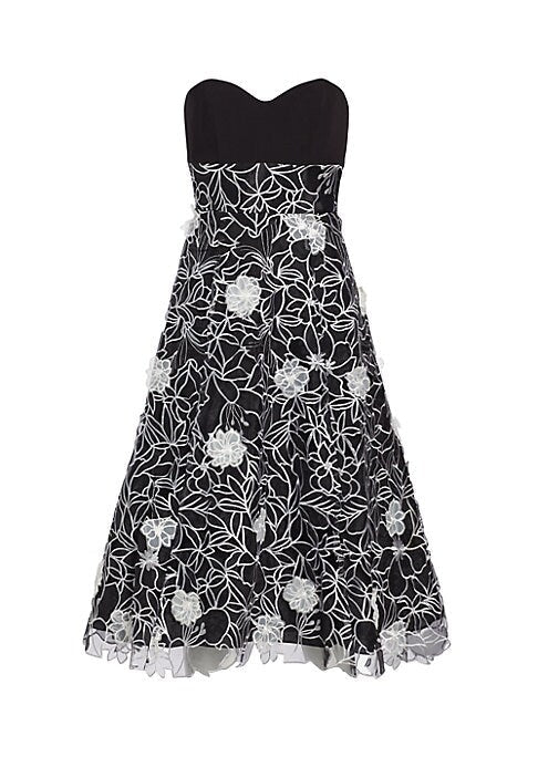 Floral Elegance Midi Dress