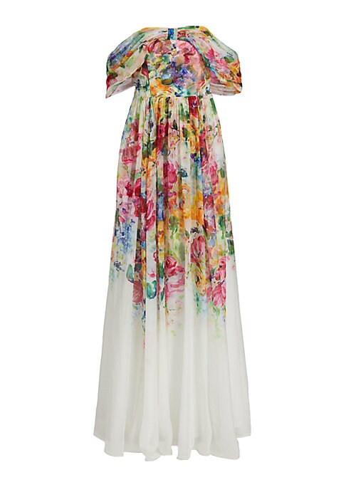 Chiffon Floral Elegance Dress