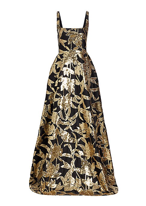 Floral Satin Elegance Dress