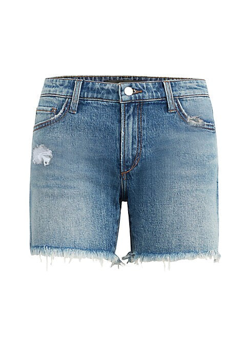 Chic Distressed Denim Shorts