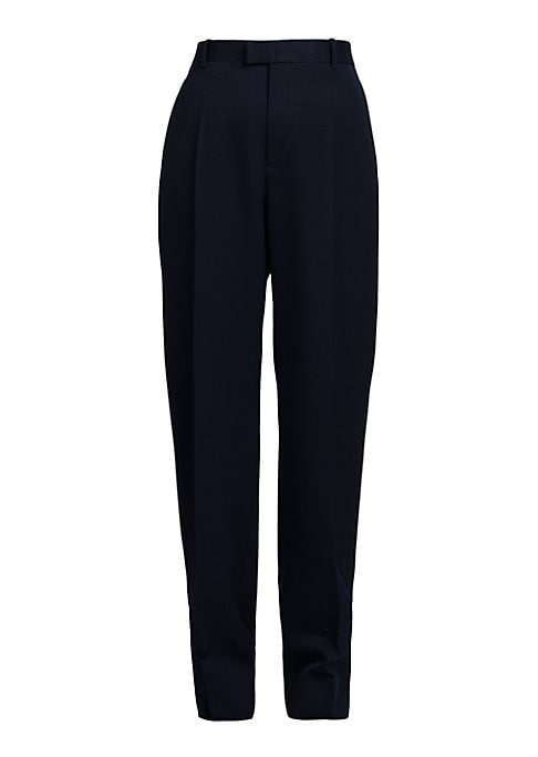 Chic Tailored Wool Trousers