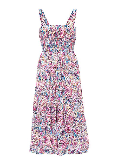 Floral Tiered Midi Dress