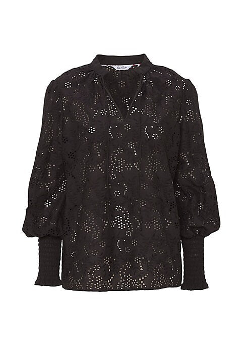 Chic Eyelet Balloon Top