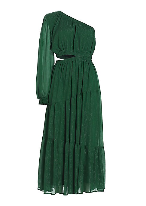 Slit One-Shoulder Elegance