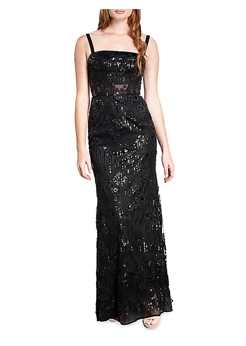 Beaded Elegance Gown