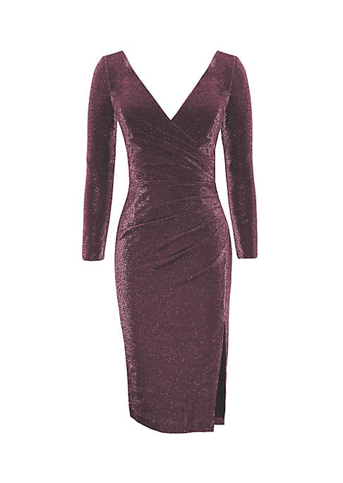 Ruching Elegance Midi Dress