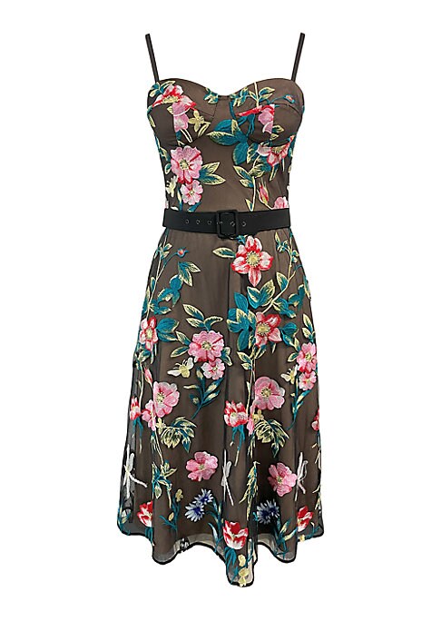 Floral Chic Midi Dress