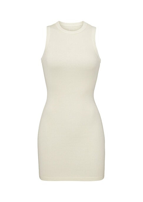 Sleek Cotton Mini Dress