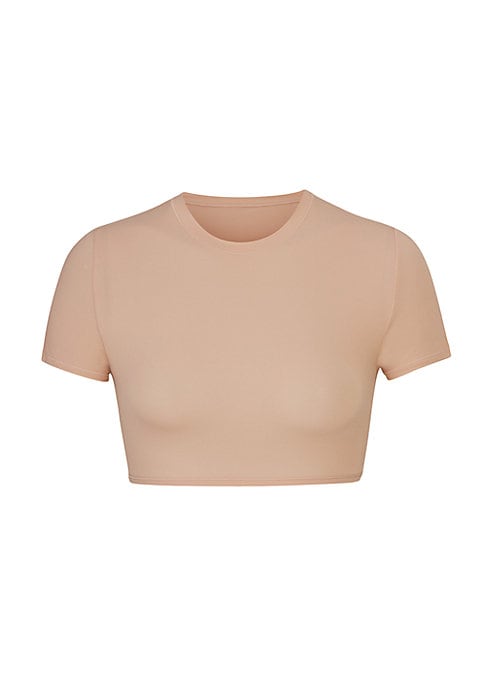 Body-Hugging Crop Tee