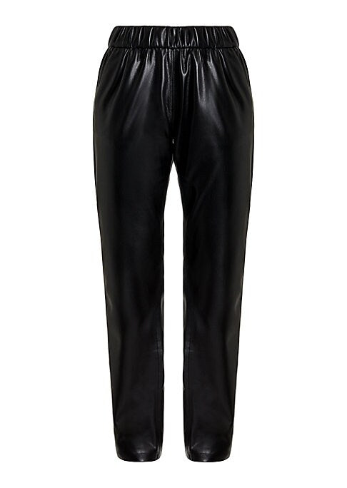 Sleek Faux Leather Pants