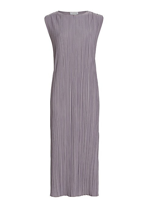 Chic Pleated Midi Dress