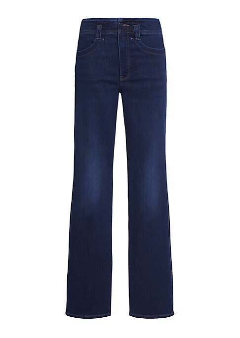High-Rise Straight Jeans