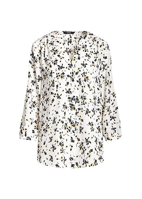 Floral V-Neck Blouse