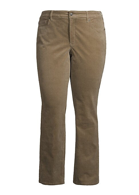 Cozy Straight-Leg Corduroy Pants