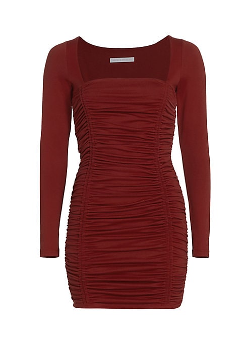 Ruched Bodycon Mini Dress