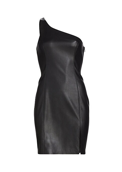 Sleek Asymmetrical Mini Dress