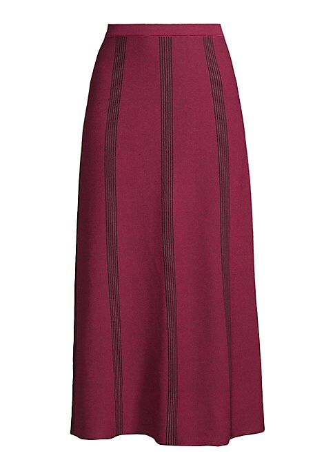 Striped Flare Skirt