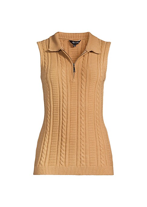 Cozy Zippered Knit Top