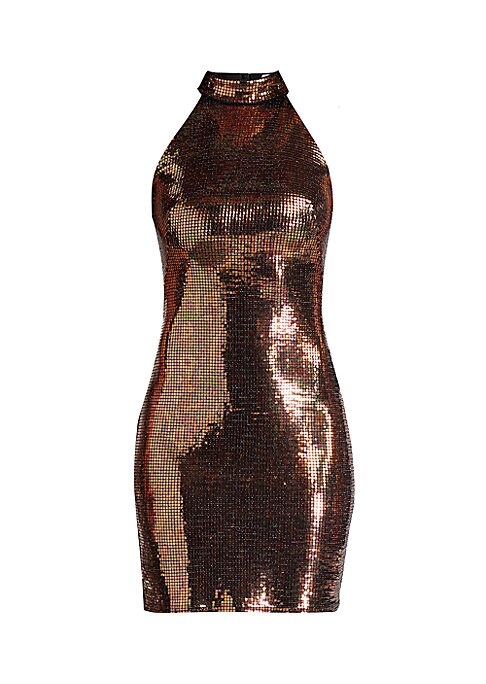 Sparkling Halter Dress