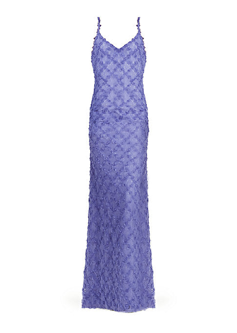 Textured Floral Charm Dress