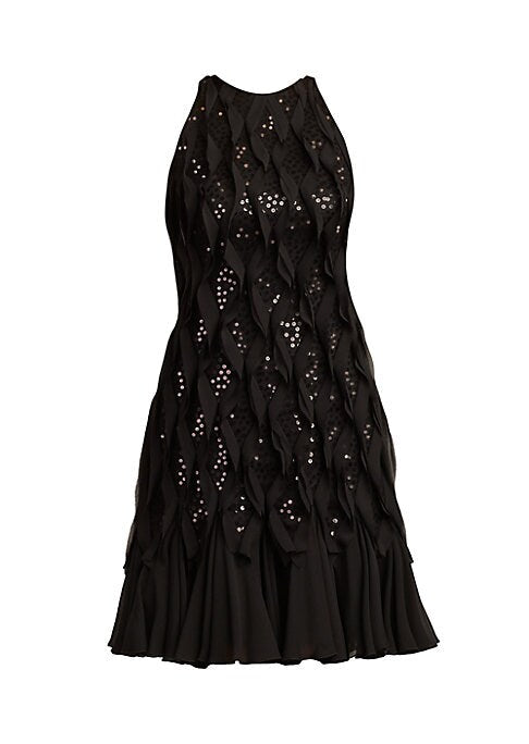 Shimmering Ruffle Dress