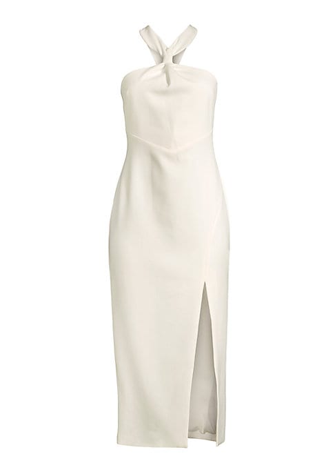 Twist & Flow Midi Dress