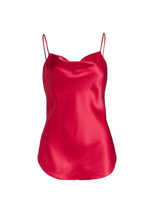 Silk Cowl Elegance Top