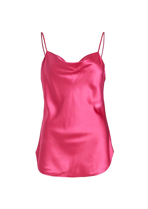 Elegant Silk Cowl Camisole