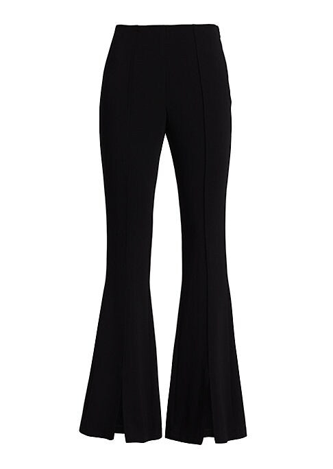 Chic Wide-Leg Split Trousers