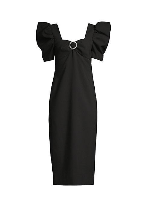 Puffed Sleeve Charm Dress