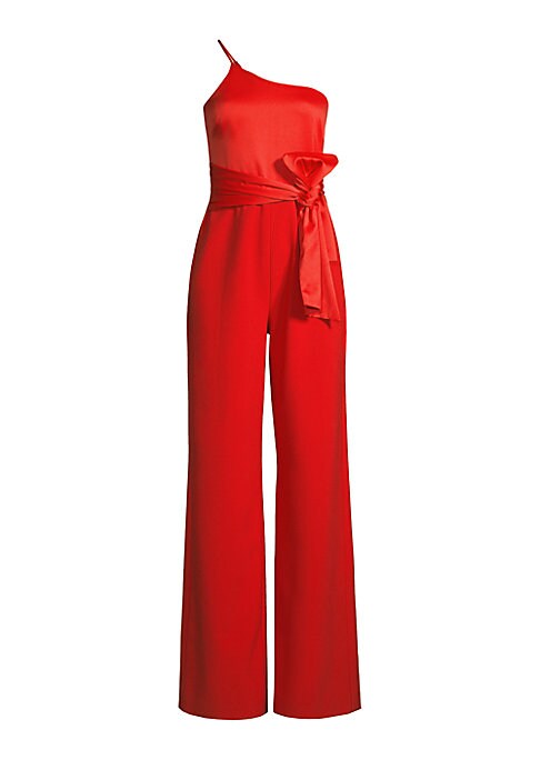 Satin Bow Jumpsuit