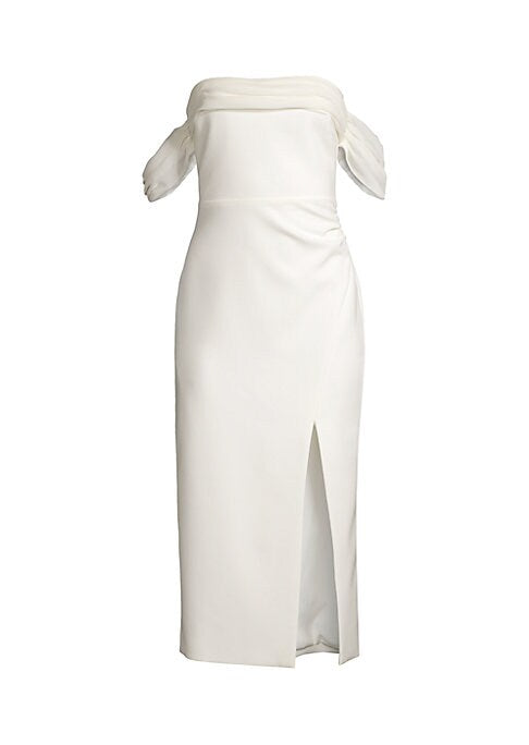 Elegant Slit Midi Dress