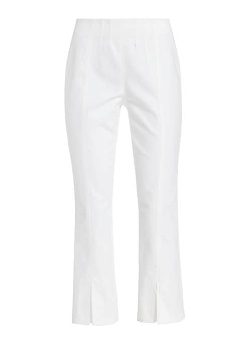 Stretch Straight Crop Jeans