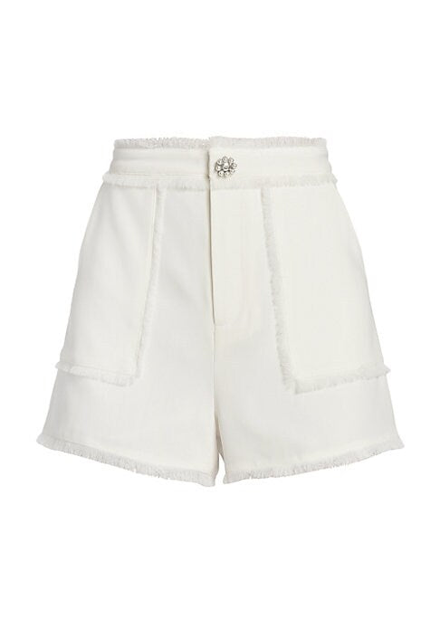 Chic High-Rise Floral Shorts