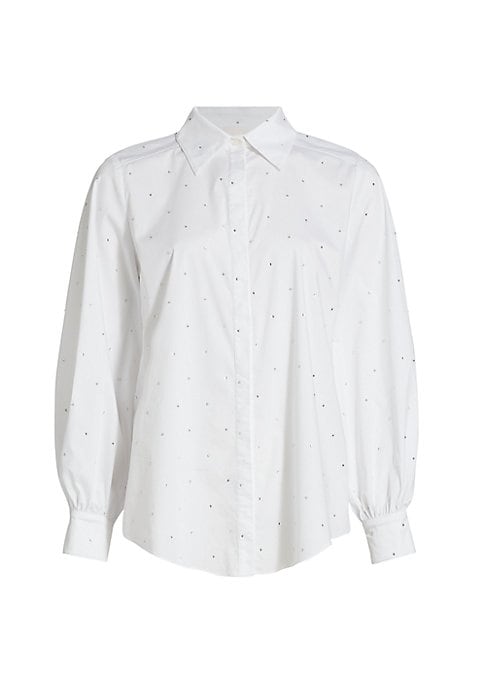 Glitzy Balloon Sleeve Top