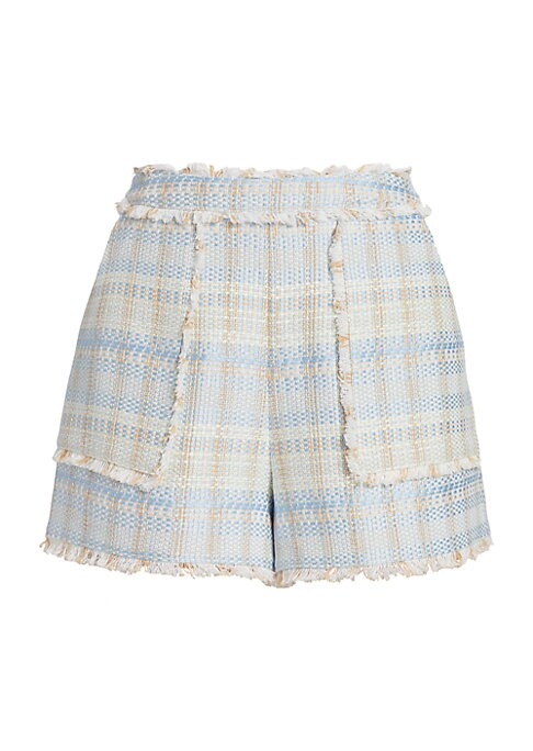 Fringe High-Rise Shorts