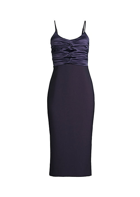 Chic Ruched Midi Dress
