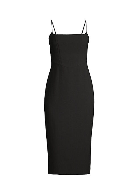 Corset Square Midi-Dress