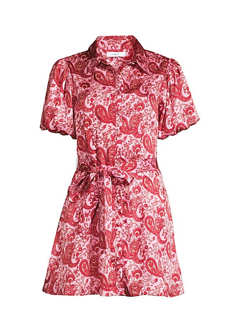 Paisley Puff Dress
