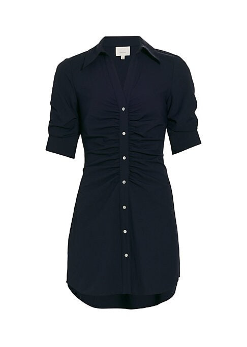 Chic Gathered Mini Dress