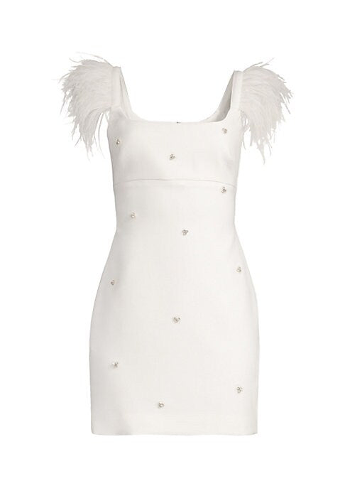Feathered Elegance Minidress