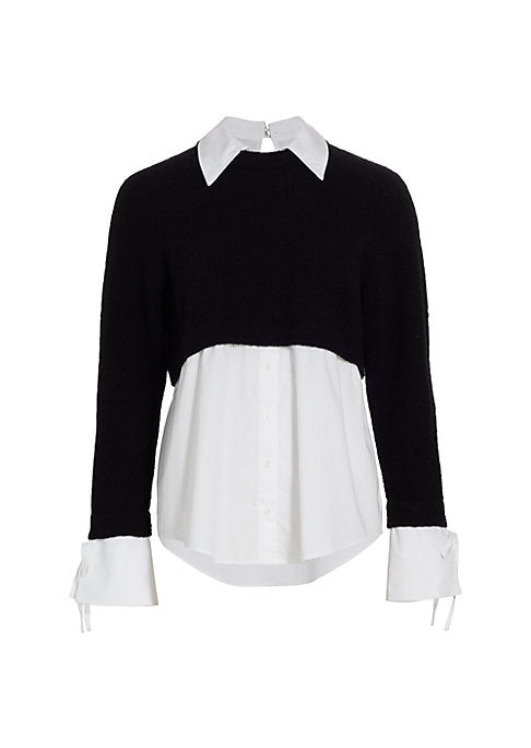 Chic Layered Wool Top