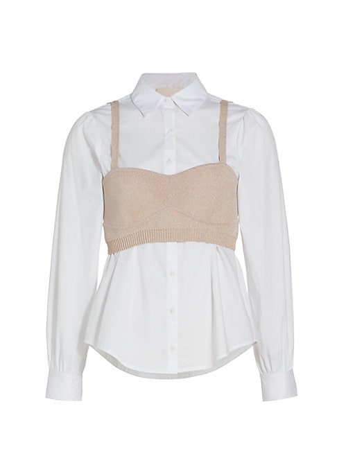 Metallic Layered Top
