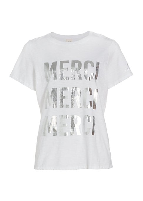 Merci Foil Tee