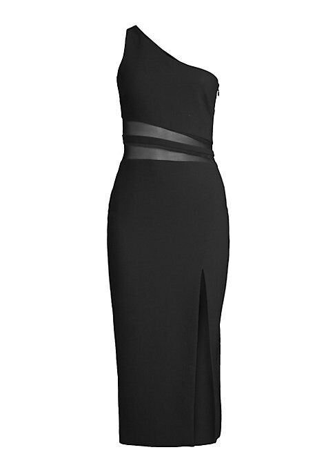 Sleek Sheer Midi Dress