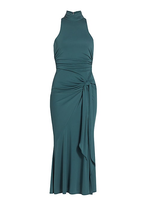 Chic Cascading Halter Dress