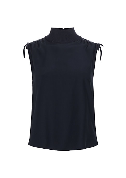 Silk Ruched Top