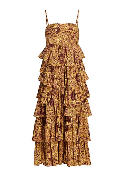 Floral Tiered Desert Dress