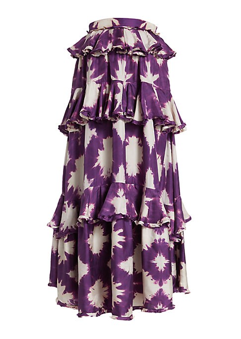 Ruffled Silk Dream Skirt