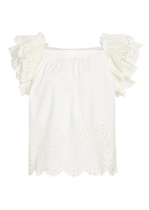 Flutter Lace Top